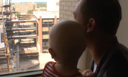 When Construction Workers Outside of a Hospital are Touched by One Little Girl