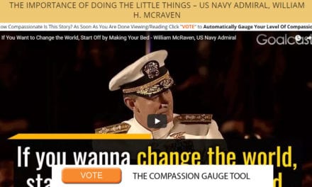 The Importance of Doing The Little Things – US Navy Admiral, William H. McRaven