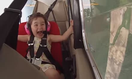 First Aerobatic Flight Lea – Try Not To Laugh?
