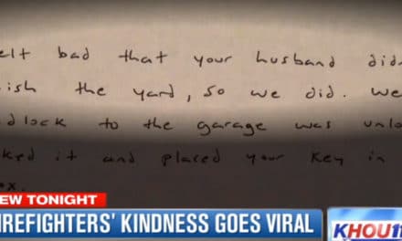 Firefighters’ Act of Kindness Goes Viral