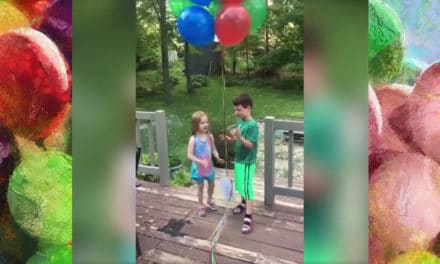 Kids Send Balloons to Dad in Heaven