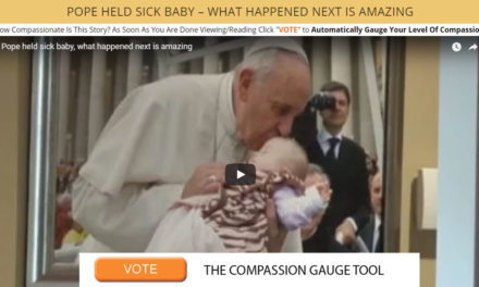 Pope Held Sick Baby – What Happened Next Is Amazing