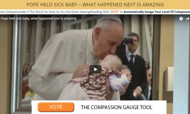 Pope Held Sick Baby – What Happened Next Is Amazing