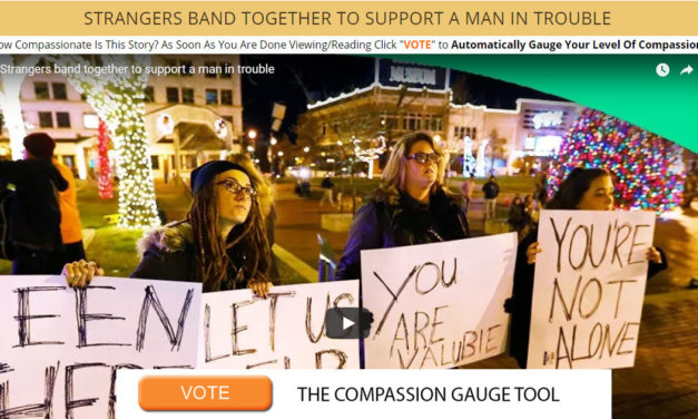 Strangers Band Together To Support A Man In Trouble