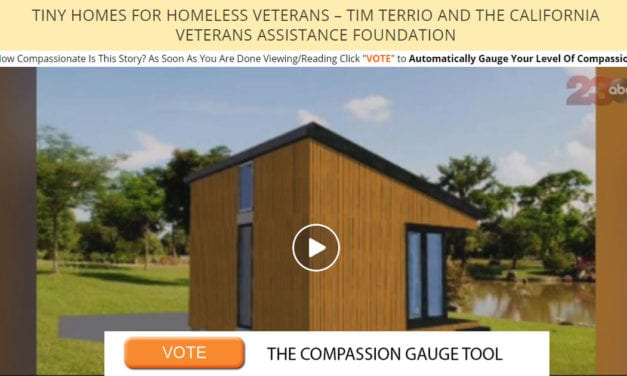 Tiny Homes for Homeless Veterans – Tim Terrio and The California Veterans Assistance Foundation